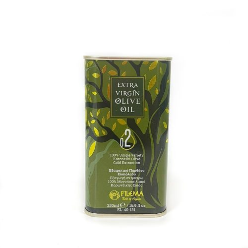 Extra virgin olive oil in a 250ml metal container - Image 2