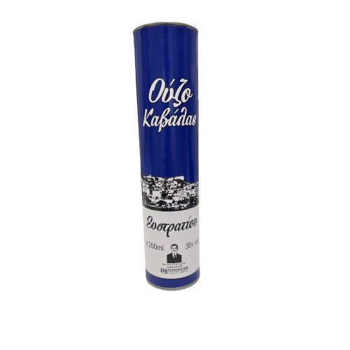 Ouzo "Eustratiou" in a 200ml cylindrical box - Image 2