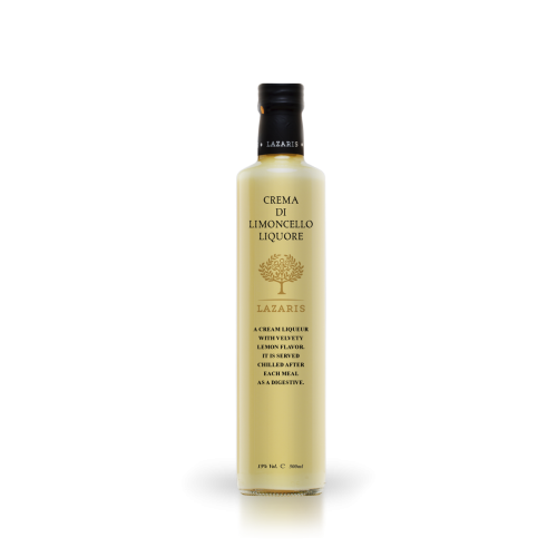 Crema di Limoncello Λικέρ 500ml 15% vol. Lazaris - Image 2