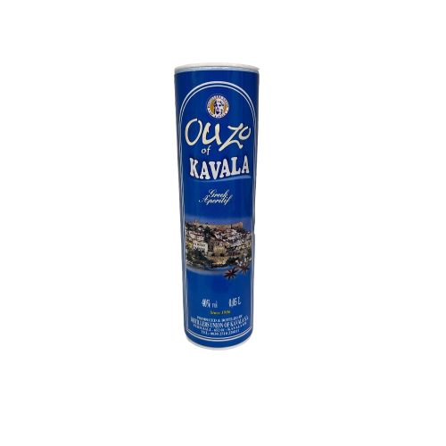 Ouzo "Kavalas" in a 50ml cylindrical box - Image 2