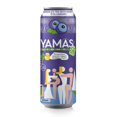 Yamas Πράσινο Τσάι με Μέλι & Μύρτιλο 330ml