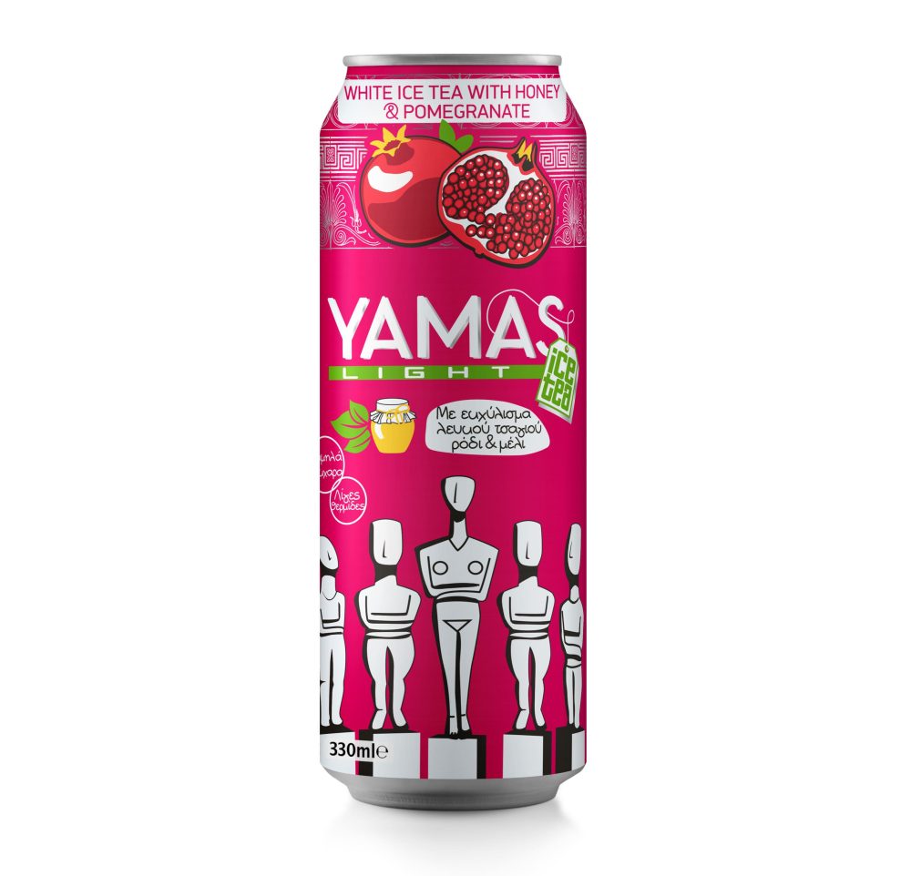 Yamas Λευκό Τσάι με Μέλι & Ρόδι 330ml