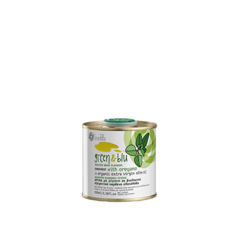 Green & Blu flavouring with RIGANI in Extra Virgin Olive Oil 100ml - Image 2