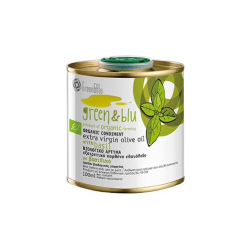 Green & Βlu άρτυµα µε ΒΑΣΙΛΙΚΟ σε Εξαιρετικά Παρθένο Eλαιόλαδο 100ml