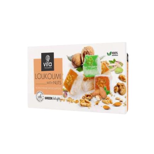 Loukoumi with nuts 200gr