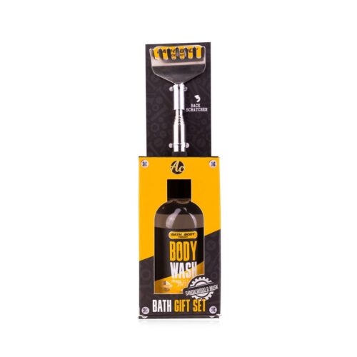 Men's set with 100ml body wash & Telescopic back scraper, Bath & Body - Accentra