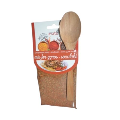 Erato Μείγμα για Γύρο – Σουβλάκι 40gr + Ξύλινη Κουτάλα