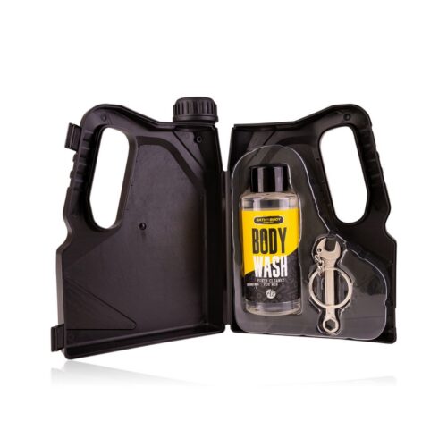 Men's toiletry set with shower gel 100ml & wrench key ring, Bath & Body - Accentra - Image 2
