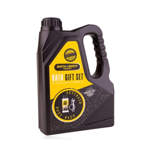 Men's toiletry set with shower gel 100ml & wrench key ring, Bath & Body - Accentra - Image 3