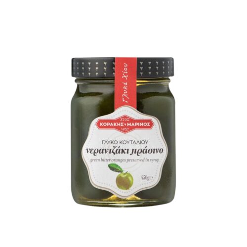 Γλυκό του κουταλιού Νεραντζάκι πράσινο 450gr ΚΟΡΑΚΗ
