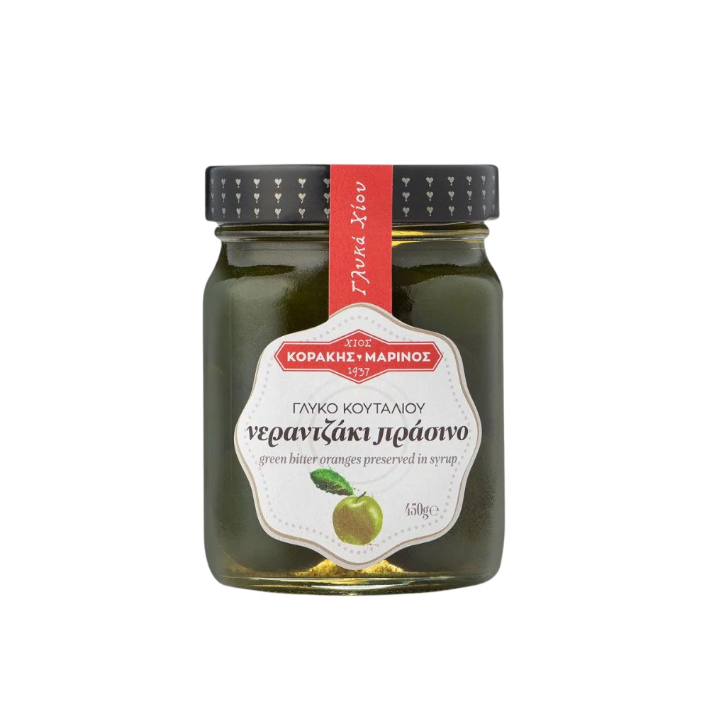 Γλυκό του κουταλιού Νεραντζάκι πράσινο 450gr ΚΟΡΑΚΗ
