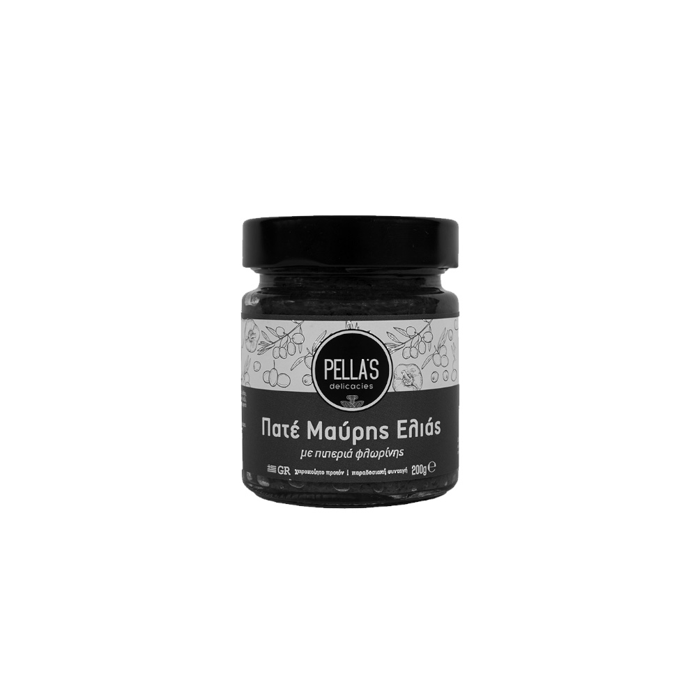Pella’s Delicacies Πατέ ελιάς καλαμών με πιπεριά φλωρίνης 200gr